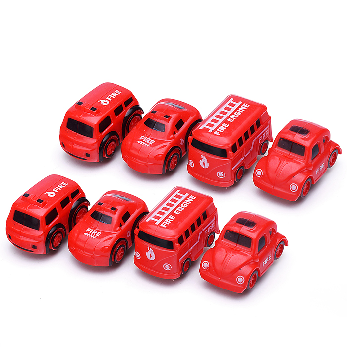 Парковка-трек JP588-11 "Пожарная часть" в коробке