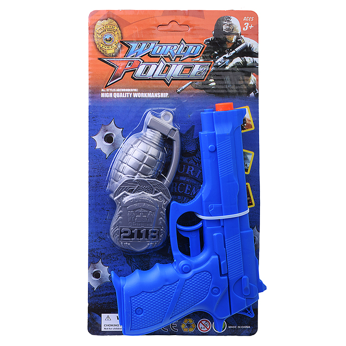 Пистолет 255-15 "Полицейский" с гранатой, на листе