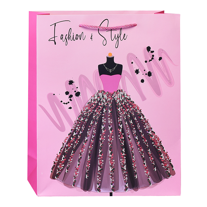 Фото к товару Пакет подарочный 00-4870 "Для неё!" 26*10*32см. Пакет подарочный 00-4870 "Для неё!" 26*10*32см.