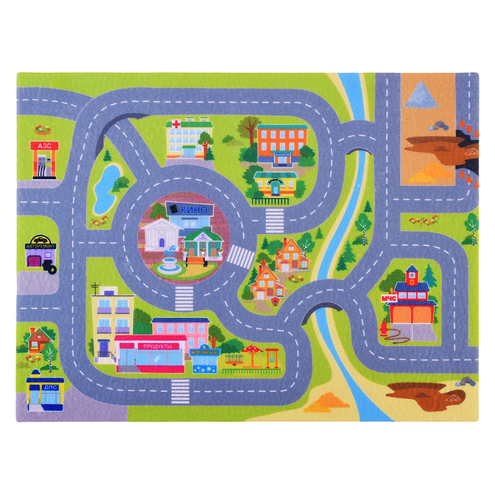 Фото к товару Набор из фетра на липучках "Город.Транспорт" (европодвес) Набор из фетра на липучках "Город.Транспорт" (европодвес)