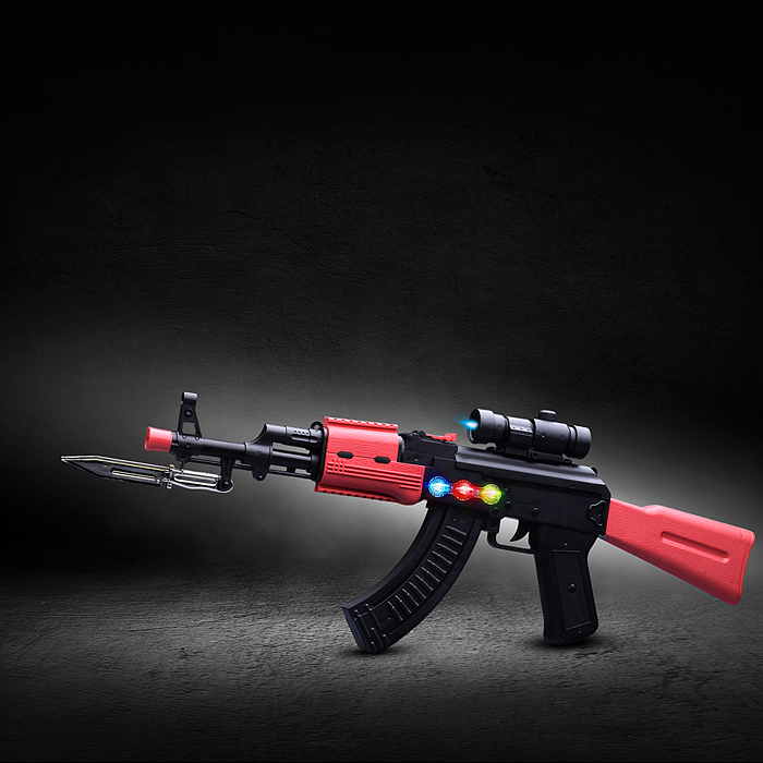 Автомат Калашникова BT0028, на батарейках, в пакете