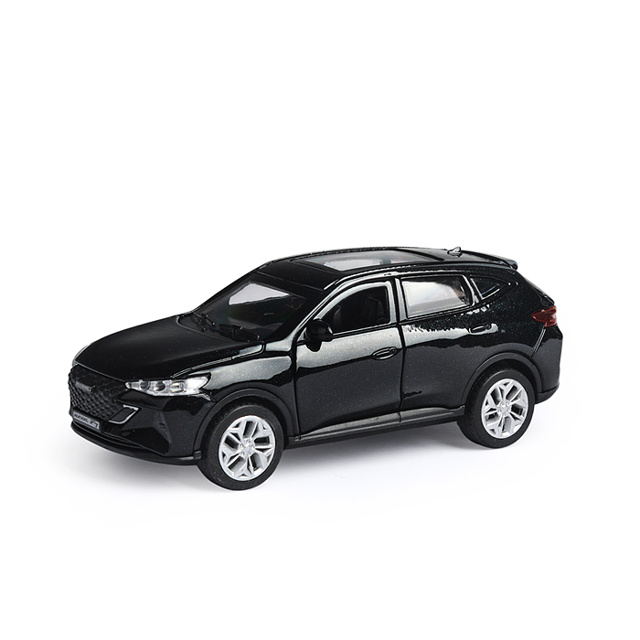 Машина металл Haval f7 (дв, багаж, черный) инерц., в коробке