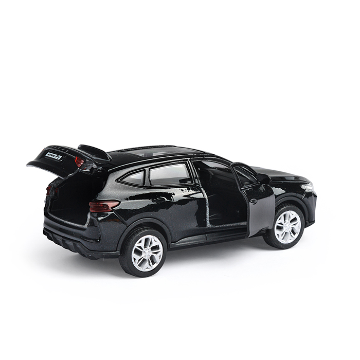 Машина металл Haval f7 (дв, багаж, черный) инерц., в коробке