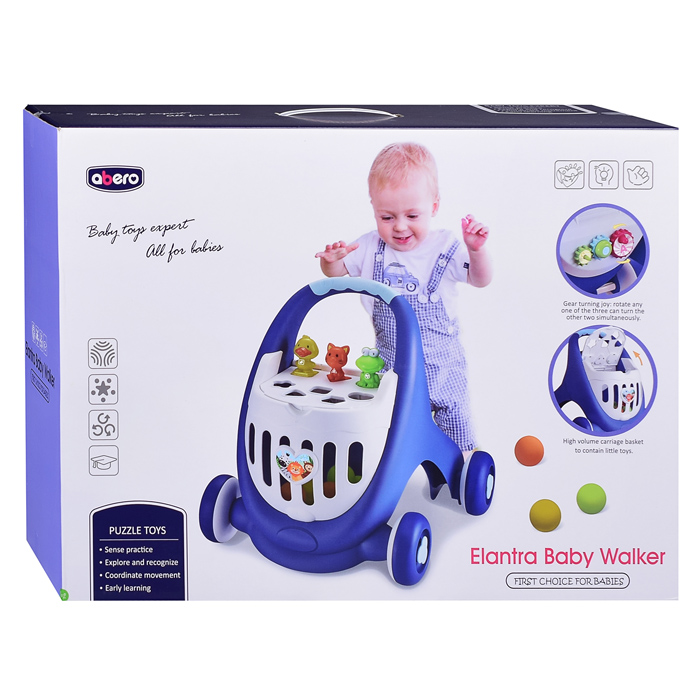 Фото к товару Ходунки QX-91158E "Веселые зверята" с сортером, в коробке Ходунки QX-91158E "Веселые зверята" с сортером, в коробке