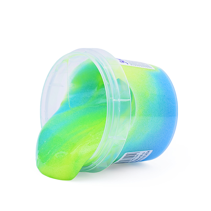 Слайм Зефирка, 100 гр., два цвета: синий и желтый