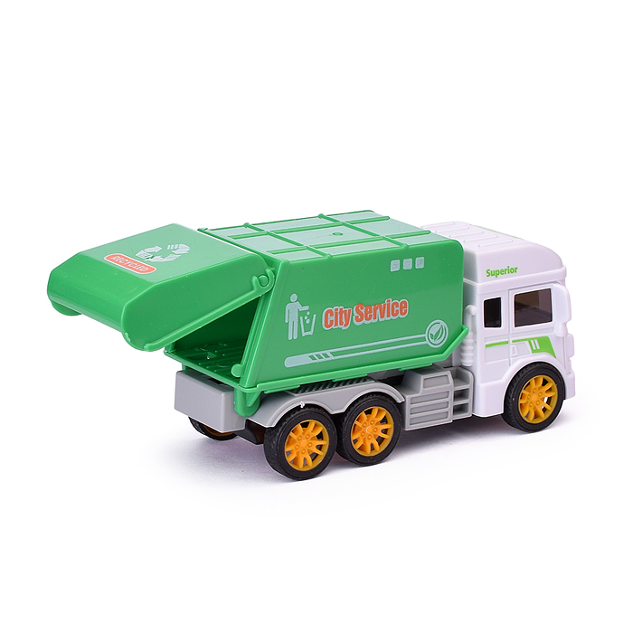 Машина BHX821B "Мусоровоз" 4 вида, в пакете