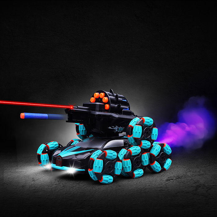 Фото к товару Машина QF665-13 "Rasing с пушкой-1" р/у, 27MHz, в коробке Машина QF665-13 "Rasing с пушкой-1" р/у, 27MHz, в коробке