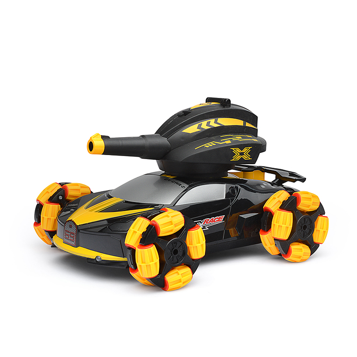 Машина QF665-2 "Торнадо-1" с пушкой и паром, на р/у 27 MHz, в коробке