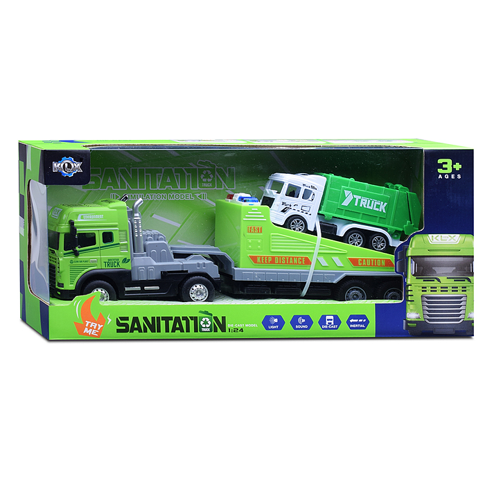 Эвакуатор KLX800-257 "Городская служба" (свет, звук) в коробке