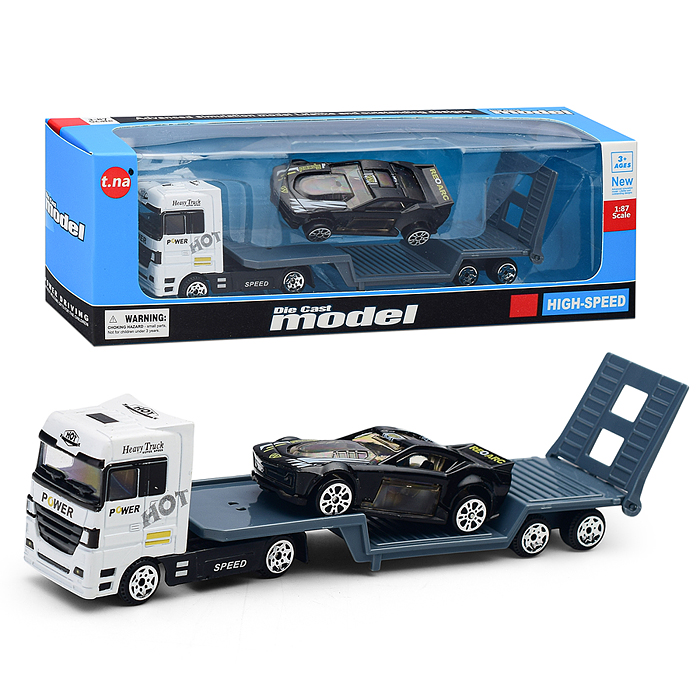 Автовоз TN-1066-1 с гоночной машиной, в коробке