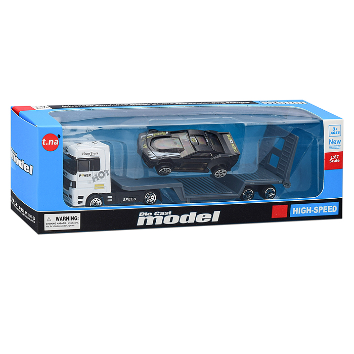 Автовоз TN-1066-1 с гоночной машиной, в коробке