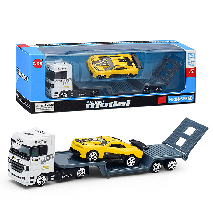 Автовоз TN-1066-1 с гоночной машиной, в коробке