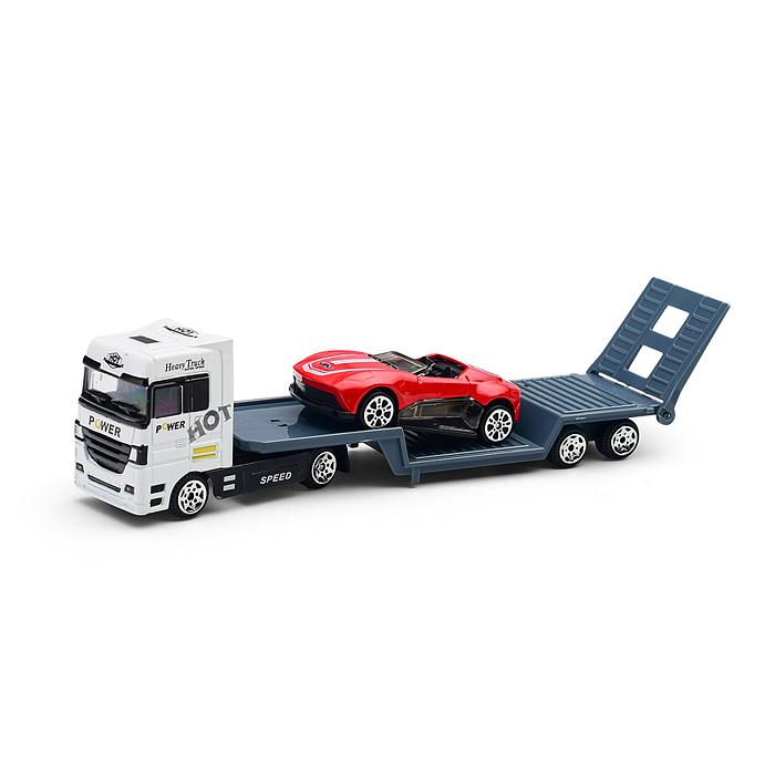 Автовоз TN-1066-1 с гоночной машиной, в коробке