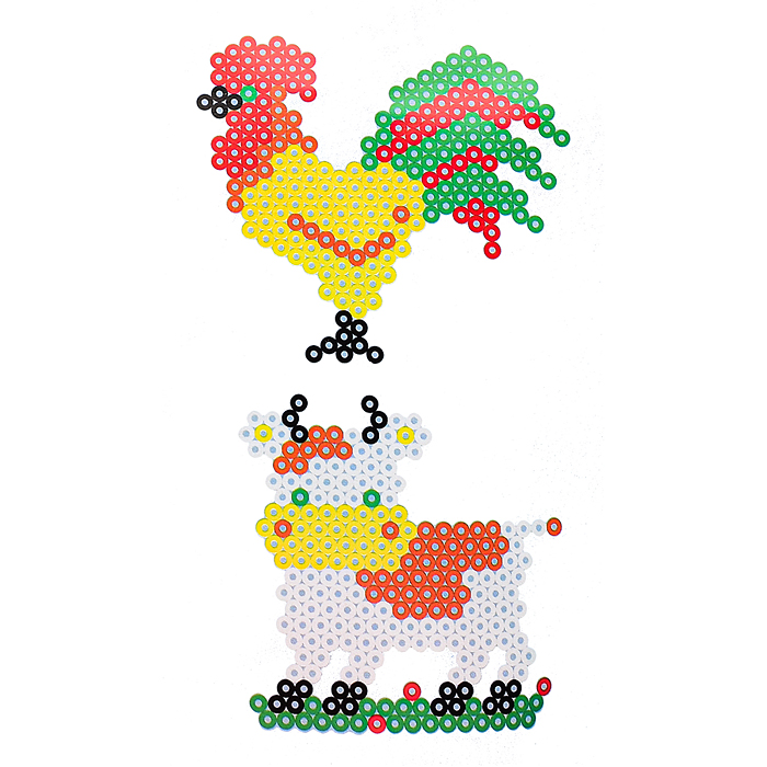 Фото к товару Игра "Термомозаика" т.21 исп. 8 "Петух и корова" Игра "Термомозаика" т.21 исп. 8 "Петух и корова"