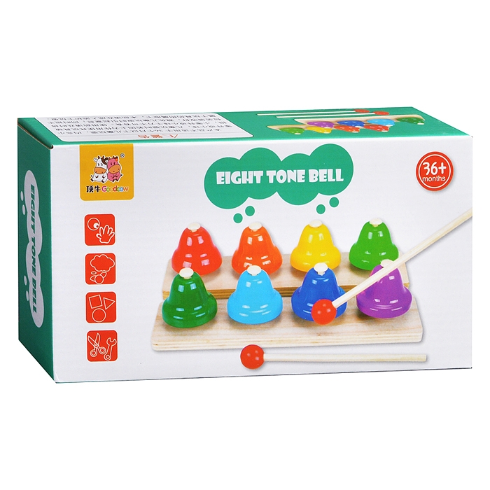 Набор деревянных восьмитоновых колокольчиков D1861