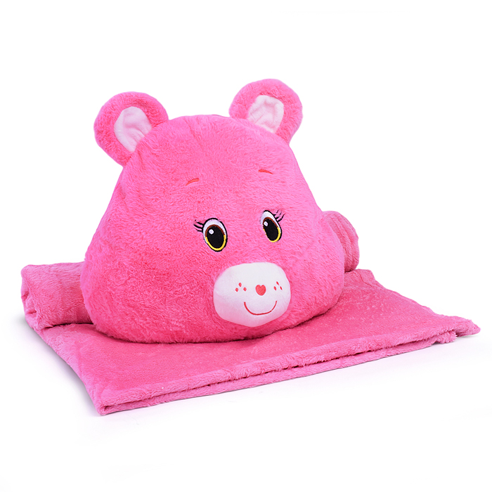 Мягкая игрушка М1214 "Милый мишутка" 40см, с пледом (1,0х1,6м)