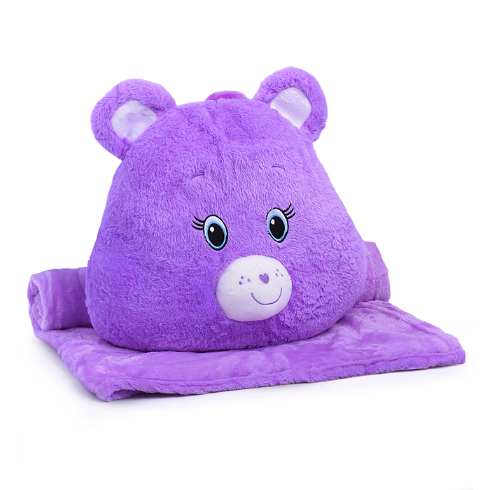 Мягкая игрушка М1214 "Милый мишутка" 40см, с пледом (1,0х1,6м)