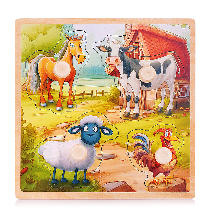 Пазл-вкладыш D2013 "Любимая ферма"