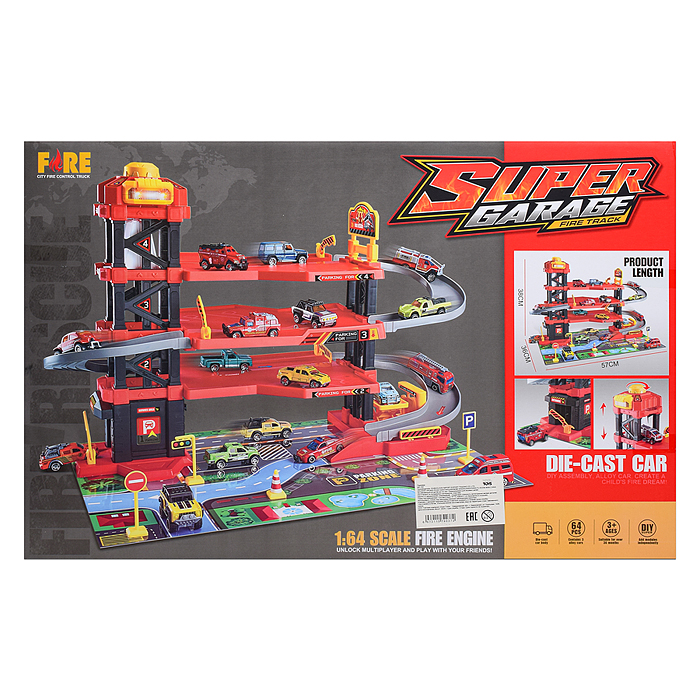 Парковка MH-162 "Super Garage-2" в коробке