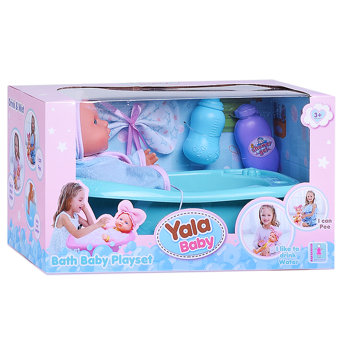 Фото к товару Пупс YL2430M-C "Рома" с аксессуарами, в коробке Пупс YL2430M-C "Рома" с аксессуарами, в коробке