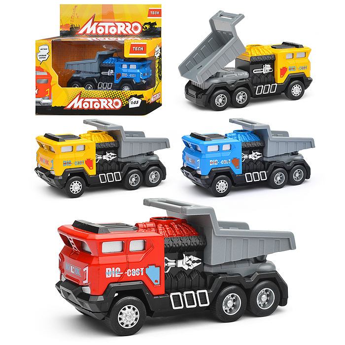 Машинка металлическая инерционная Super Truck, масштаб 1:55, 