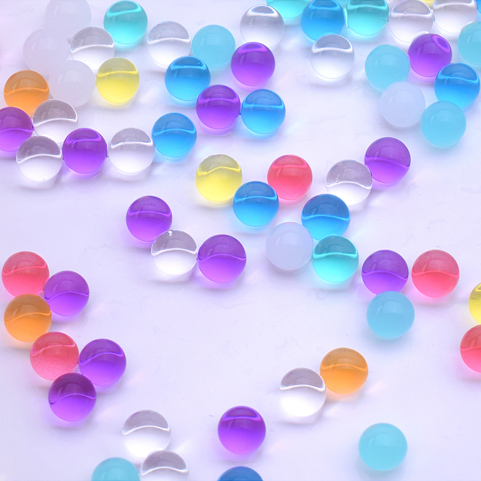 Пули водные 7-5 (гидрогель), цвет микс, 7-8 мм, в бутылке