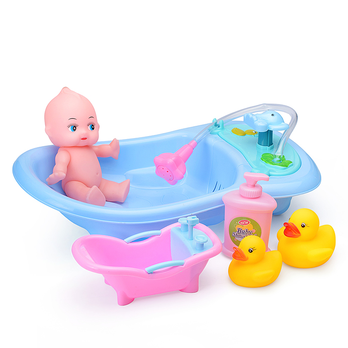 Фото к товару Пупс BLS64-8 "Веселого купания" с аксессуарами, в пакете Пупс BLS64-8 "Веселого купания" с аксессуарами, в пакете