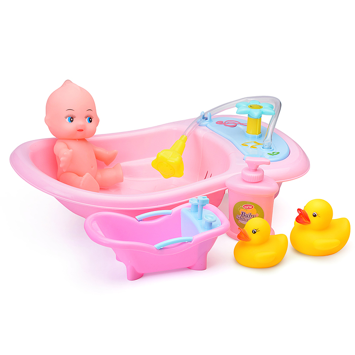 Фото к товару Пупс BLS64-8 "Веселого купания" с аксессуарами, в пакете Пупс BLS64-8 "Веселого купания" с аксессуарами, в пакете