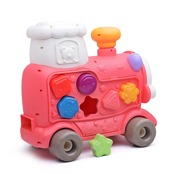 Каталка 6065 "Паровозик" в коробке