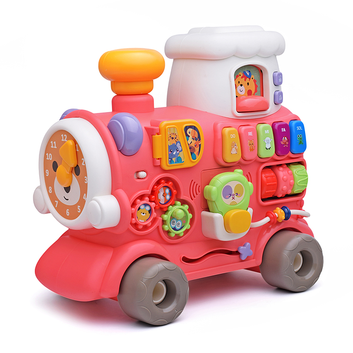 Каталка 6065 "Паровозик" в коробке