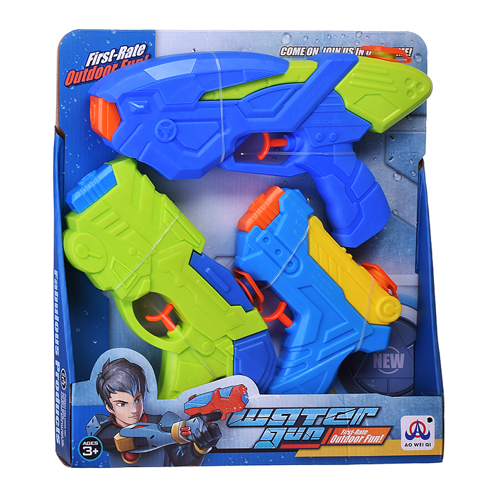 Фото к товару Водное оружие AO-2081C5 "Спецагент-1" в коробке Водное оружие AO-2081C5 "Спецагент-1" в коробке