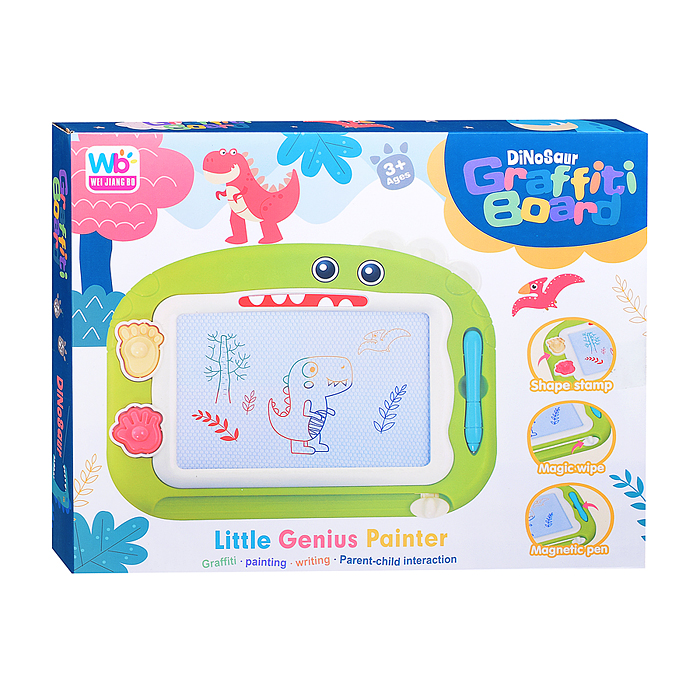 Фото к товару Доска для рисования 009-2109 "Динозаврик" в коробке Доска для рисования 009-2109 "Динозаврик" в коробке