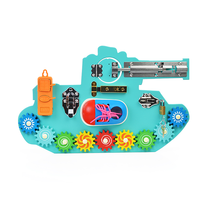 Бизиборд D1593 "Танк" в коробке