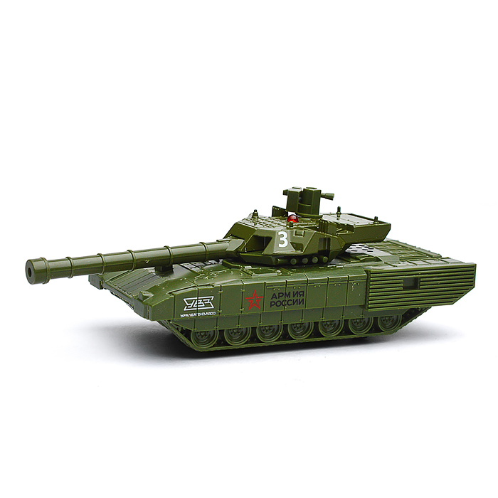 Фото к товару Модель металл Армата Танк Т-14 Армия России 12 см, башня, зелен, инерц, в коробке Модель металл Армата Танк Т-14 Армия России 12 см, башня, зелен, инерц, в коробке