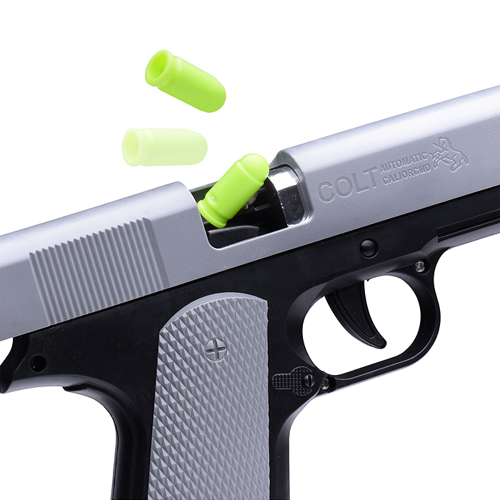 Пистолет 710-1 "Colt" с мягкими пулями, в коробке