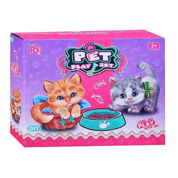 Фото к товару Игра питомец 8910-E18 "Кошечка Бусинка" в коробке Игра питомец 8910-E18 "Кошечка Бусинка" в коробке