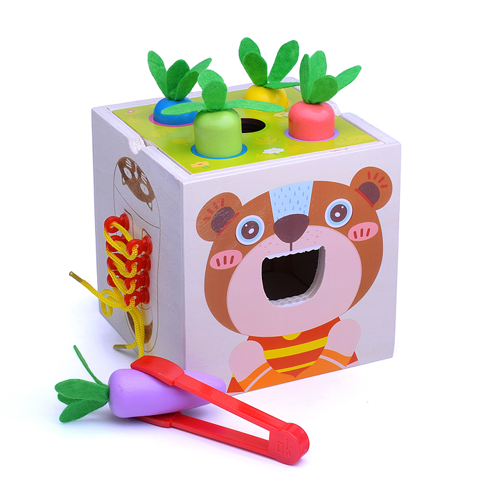 Фото к товару Куб развивающий D1781 "Мишкина добыча" Куб развивающий D1781 "Мишкина добыча"