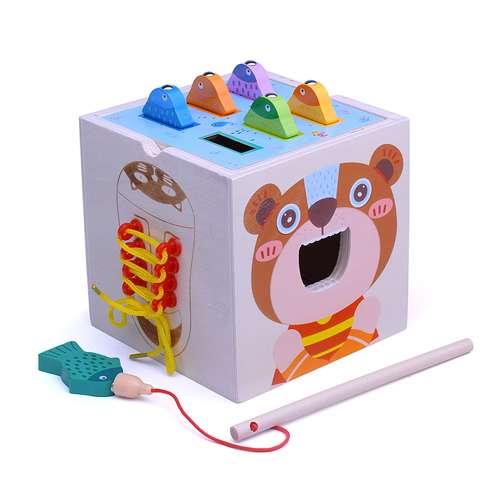 Фото к товару Куб развивающий D1781 "Мишкина добыча" Куб развивающий D1781 "Мишкина добыча"