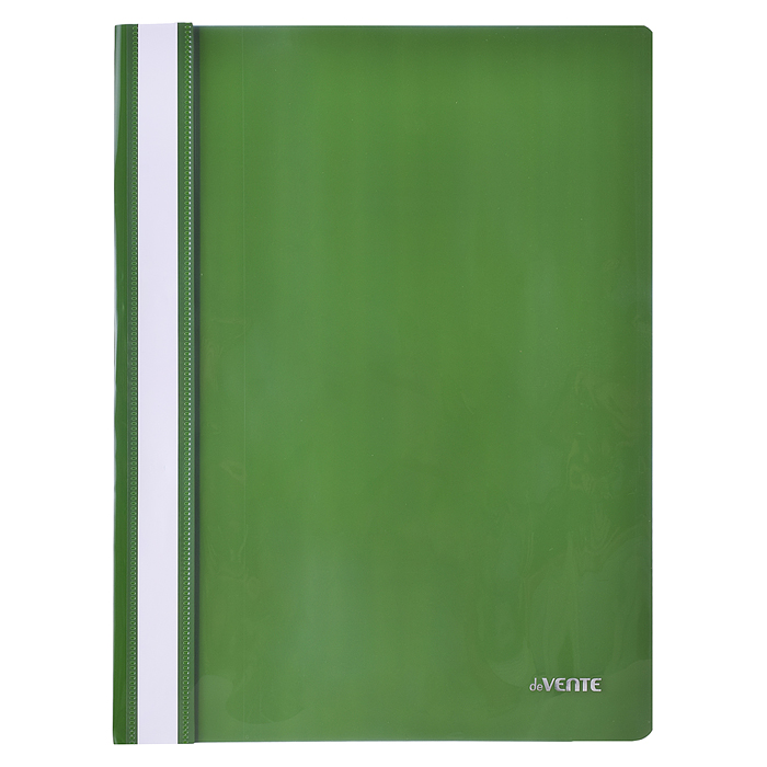 Папка-скоросшиватель "Marandi" A4 с прозрачным верхним листом, 120/180 мкм, фисташковая, ин