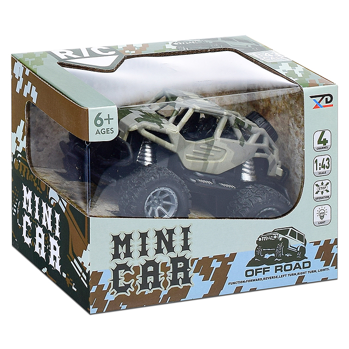 Машина 689-5 "Камуфляж" на р/у, 27 MHz, в коробке