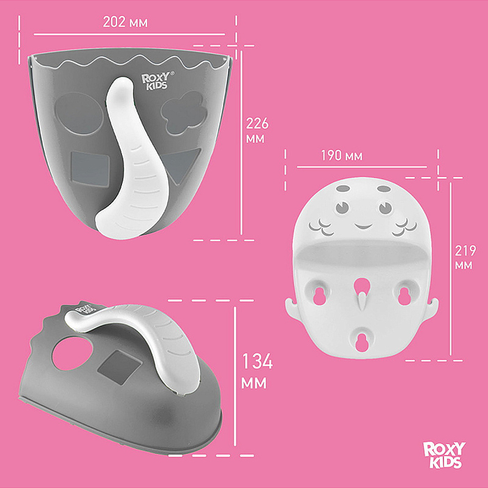 Игрушка-сортер органайзер с полкой CAT, серый