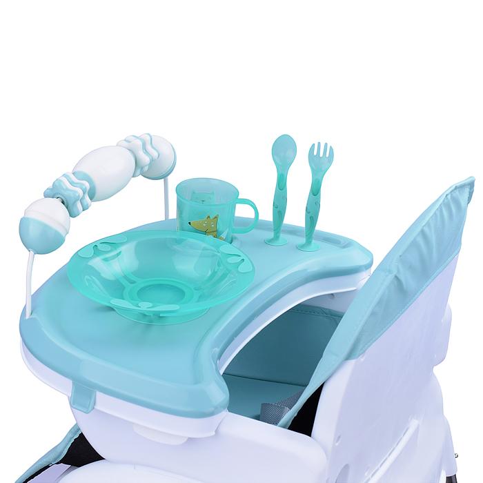 Стульчик детский STR012 зеленый, в коробке