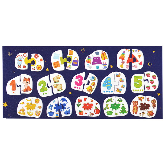 Умные пазлы. Первые знания.