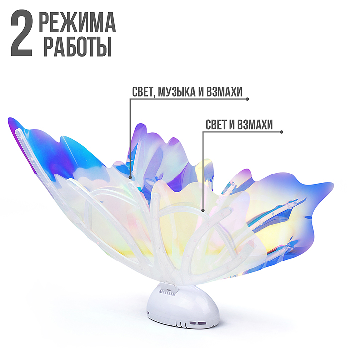 Фото к товару Крылья карнавальные 606-9A "Beautiful" (со светом и музыкой) в коробке Крылья карнавальные 606-9A "Beautiful" (со светом и музыкой) в коробке