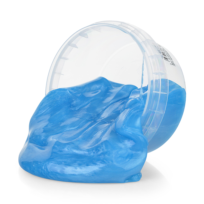 Фото к товару Слайм Пегас, 200 гр., перламутровый голубой Слайм Пегас, 200 гр., перламутровый голубой