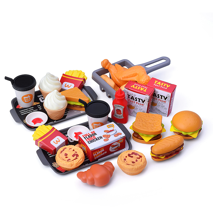 Игровой набор супермаркет 668-139 "Мини кафе" (71 предмет) в коробке