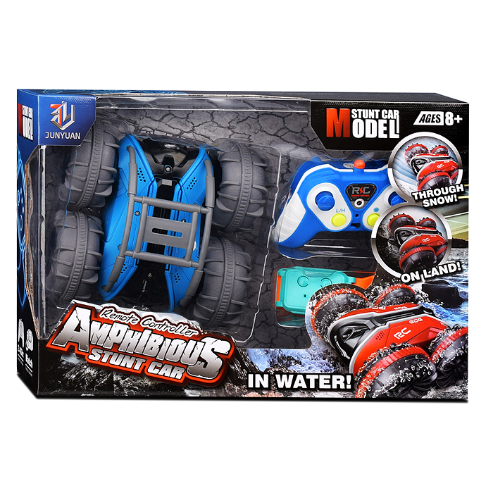 Машина QX012 "Амфибия" на р/у, 27 MHz в коробке