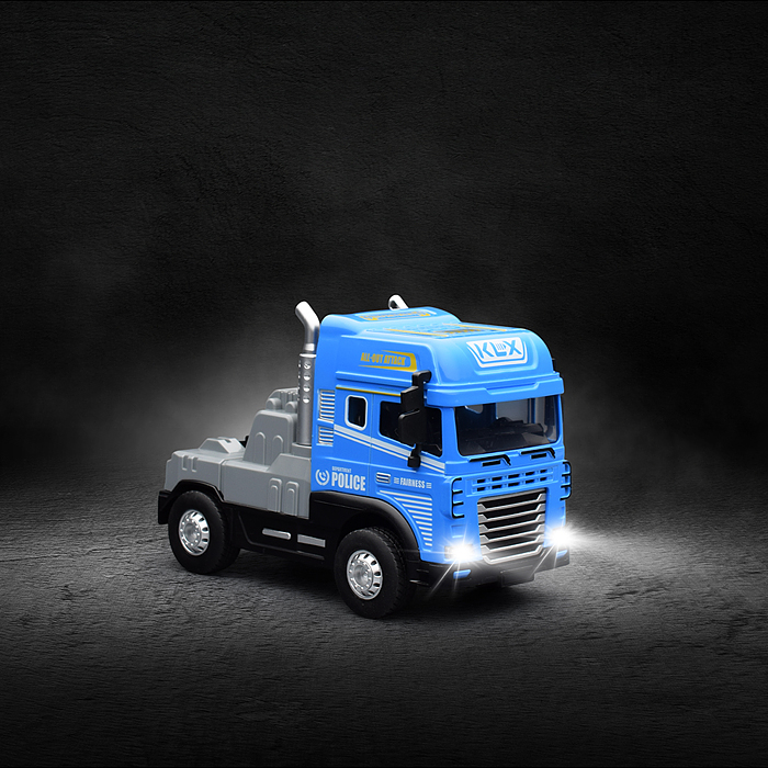 Фото к товару Машина KLX800-249 "Полицейский эвакуатор" в коробке Машина KLX800-249 "Полицейский эвакуатор" в коробке