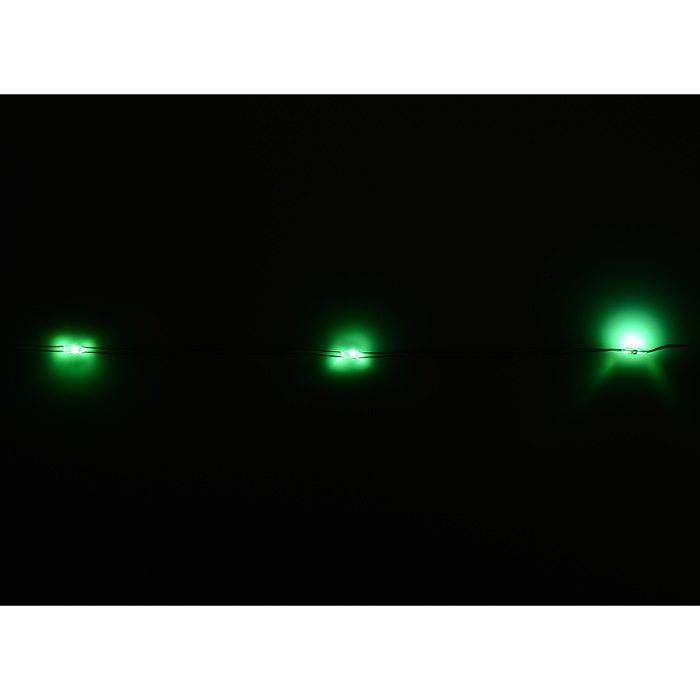 Электрогирлянда светодиодная Роса, 5 м, 50 ламп, зеленый