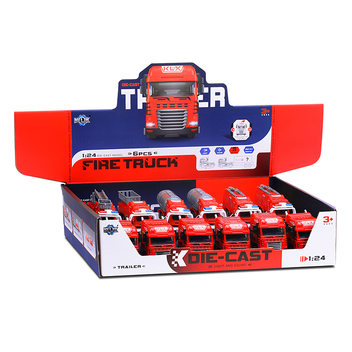 Эвакуатор KLX800-256 "Пожарная служба-2" в коробке